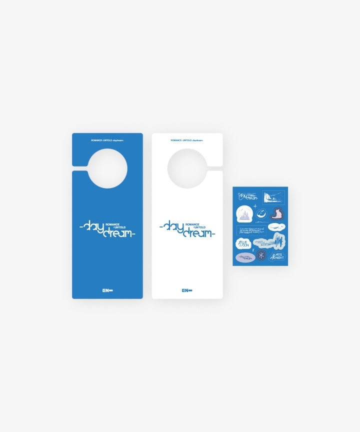 ENHYPEN - ROMANCE : UNTOLD DAYDREAM POP UP OFFICIAL MD DOOR HANGER SACHET & STICKER SET - COKODIVE