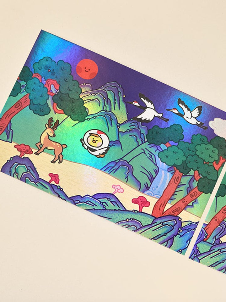 LINE FRIENDS MININI SELINI JANGSAENGDO POSTCARD K-SOUVENIR - COKODIVE