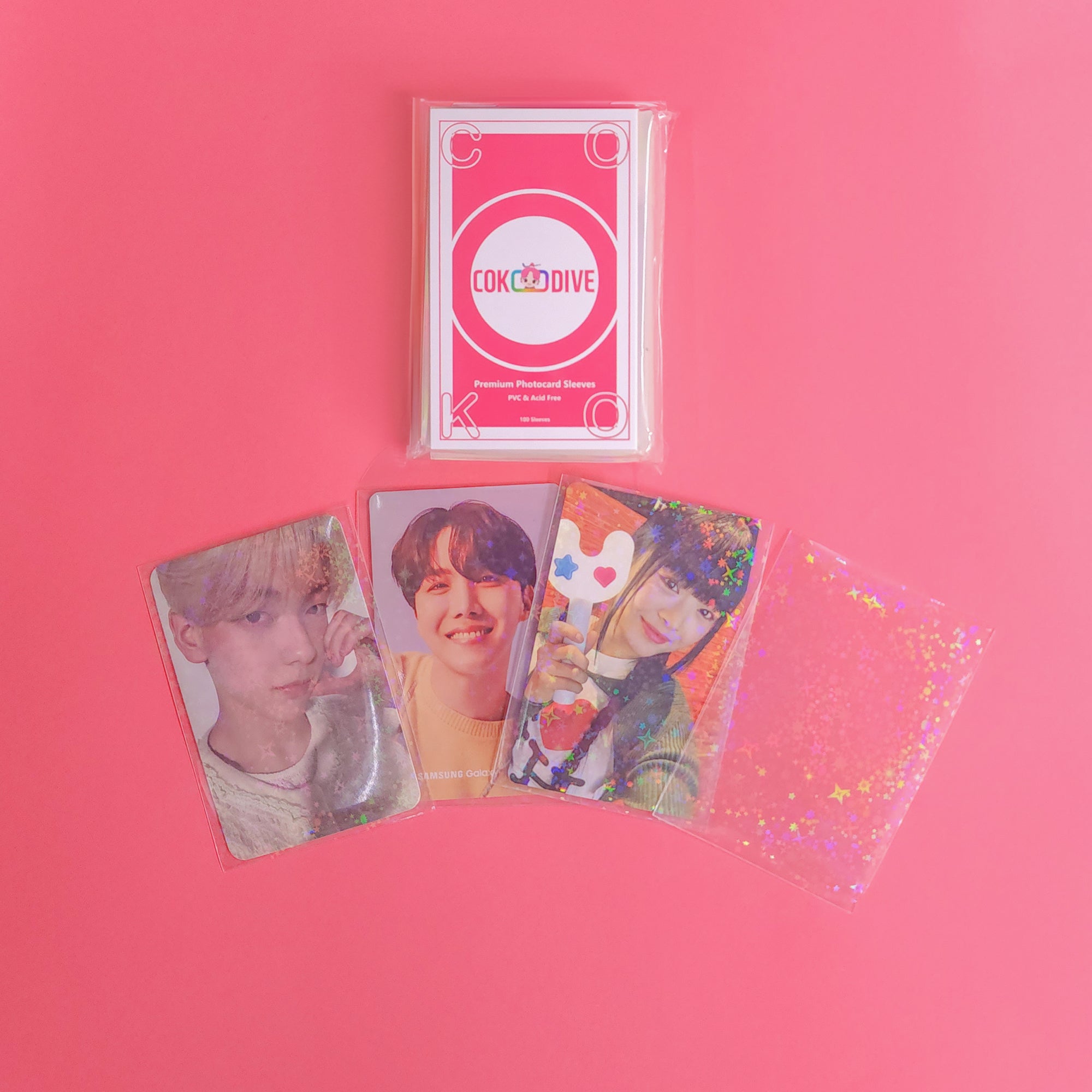 SMALL STAR PHOTOCARD SLEEVES FOR K-POP FANS - COKODIVE
