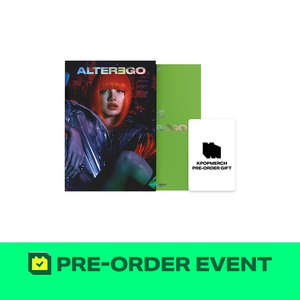 LISA - ALTER EGO SOLO DEBUT ALBUM KPOPMERCH GIFT PHOTOBOOK SPEEDI VER