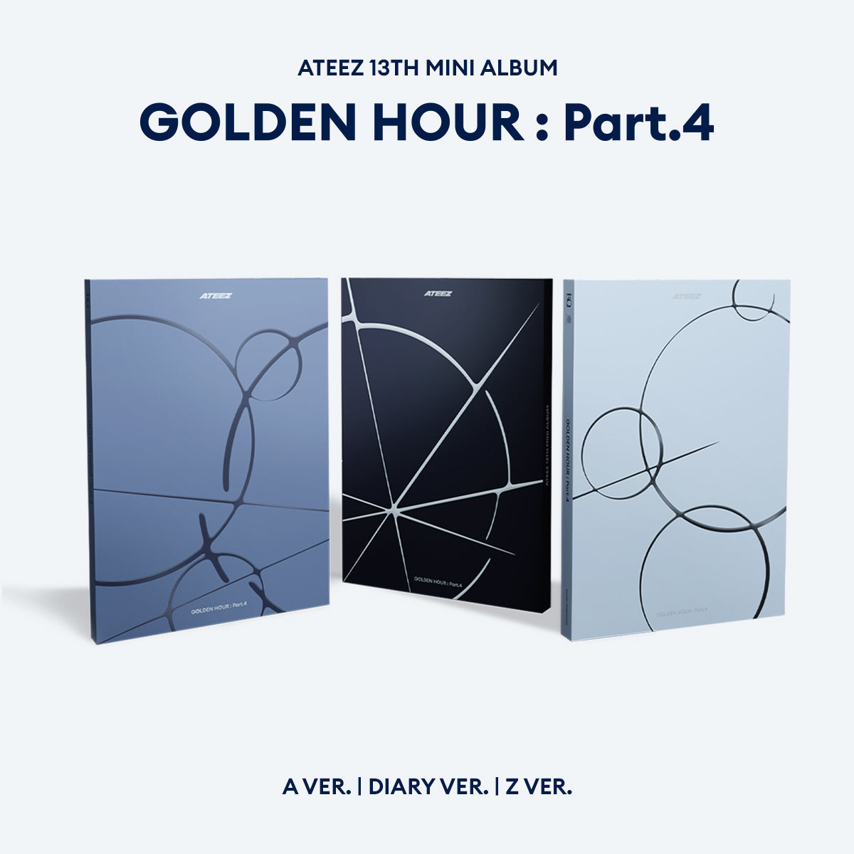 ATEEZ - GOLDEN HOUR : PART.4 MINI 13TH ALBUM UNIVERSAL MUSIC JAPAN GIFT STANDARD SET - COKODIVE
