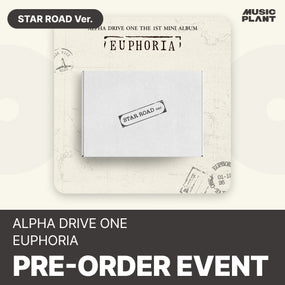 ALPHA DRIVE ONE - EUPHORIA 1ST MINI ALBUM MUSICPLANT GIFT STAR ROAD VER - COKODIVE
