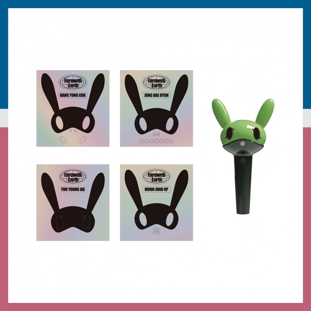 BANG&JUNG&YOO&MOON - FAREWELL, EARTH ENCORE CONCERT OFFICIAL MD LIGHT STICK REMOVABLE STICKER - COKODIVE