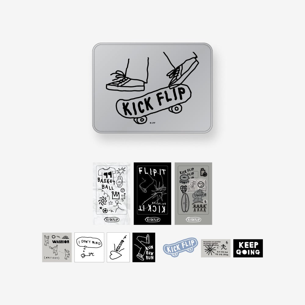 KICKFLIP - FLIP IT, KICK IT! POP-UP STORE OFFIAL MD STICKER PACK - COKODIVE