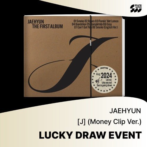 NCT JAEHYUN - J 1ST ALBUM SOUNDWAVE LUCKY DRAW EVENT MONEY CLIP VER - COKODIVE