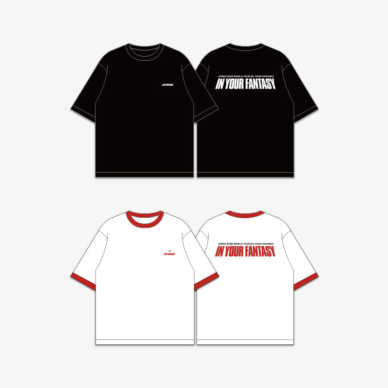 ATEEZ - IN YOUR FANTASY 2025 WORLD TOUR OFFICIAL MD T-SHIRT (OPTION) - COKODIVE