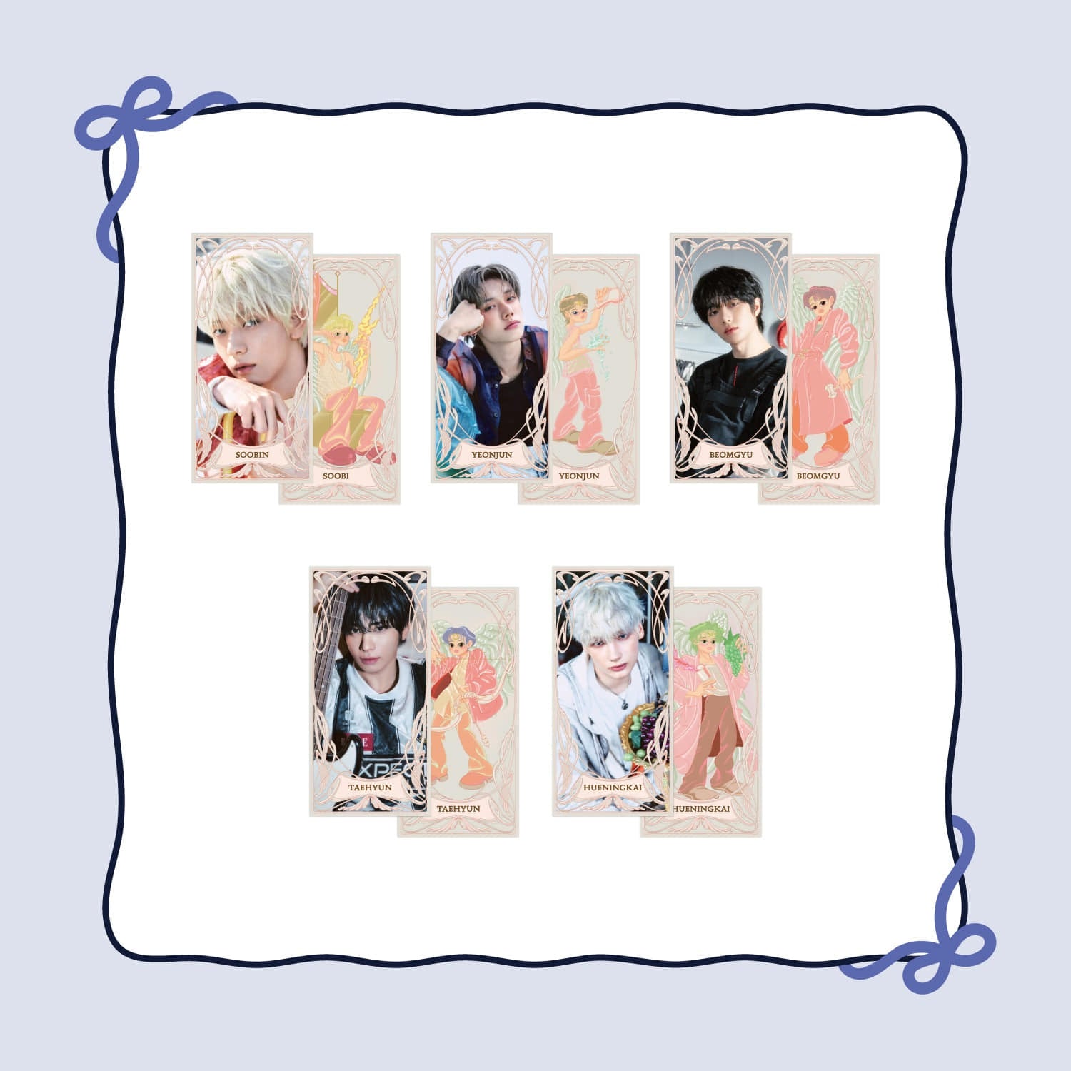 TXT - HOLIDAY HOUSE HYBE 2026 SEASON'S GREETINGS OFFICIAL MD CHARACTER CARD SET - COKODIVE