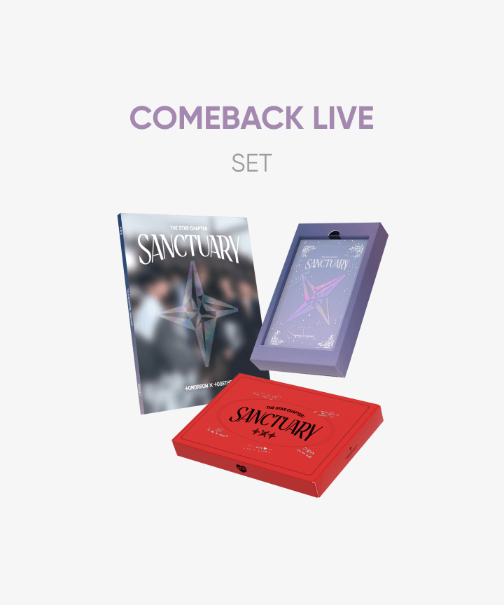 TXT - THE STAR CHAPTER : SANCTUARY 7TH MINI ALBUM WEVERSE COMEBACK LIVE GIFT PHOTOBOOK SET - COKODIVE