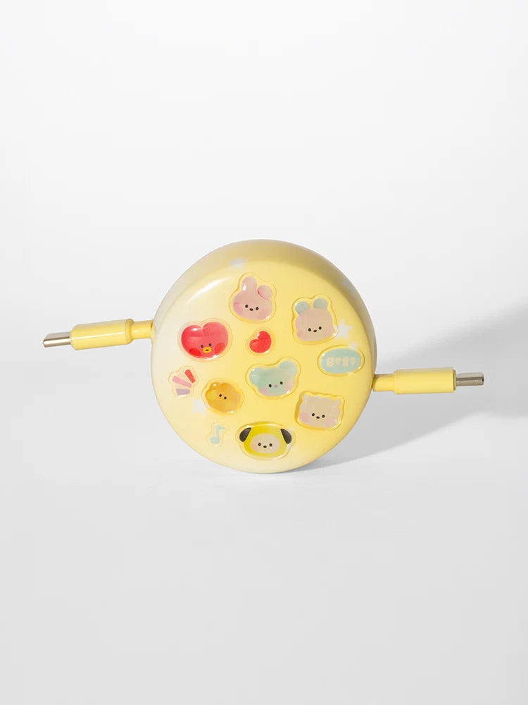 BT21 - COSMIC TRAVEL COLLECTION 100W RETACTABLE USB-C CABLE (MININI 150CM) - COKODIVE
