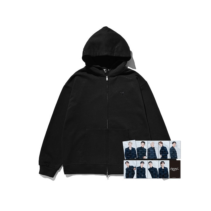 SEVENTEEN - NEW_ WORLD TOUR IN JAPAN OFFICIAL MD ZIP UP HOODIE BLACK - COKODIVE