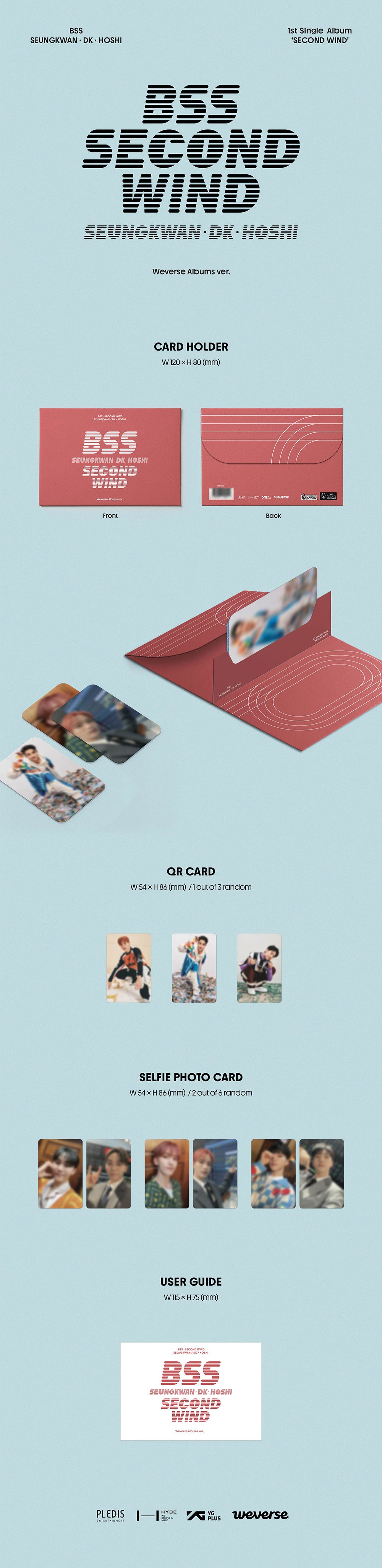 SEVENTEEN BSS - SECOND WIND 1ST SINGLE ALBUM WEVERSE VER.