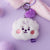 BT21 BABY FLAT FUR PURPLE HEART EDITION - COKODIVE