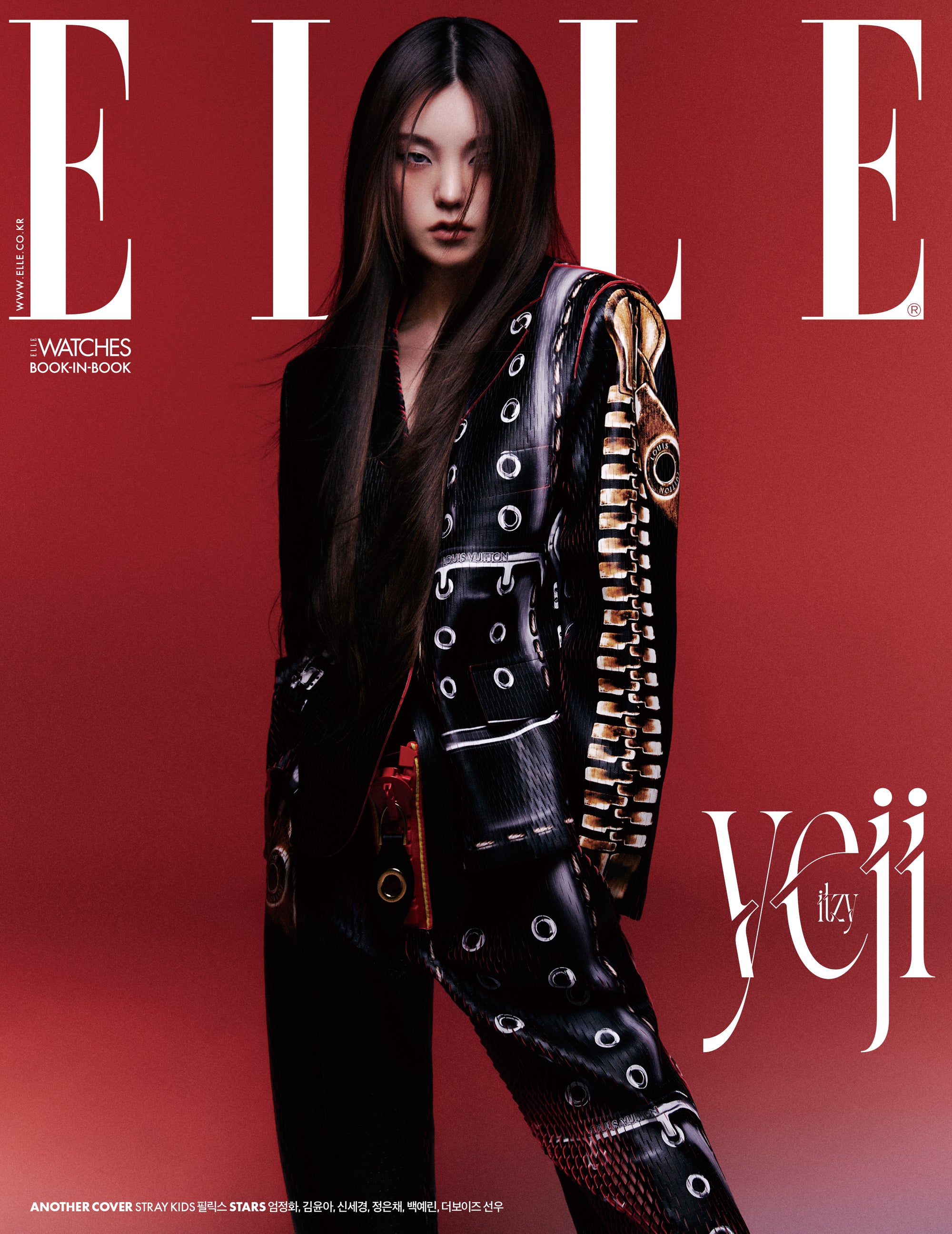 STRAY KIDS FELIX ITZY YEJI COVER ELLE MAGAZINE 2023 MAY ISSUE - COKODIVE