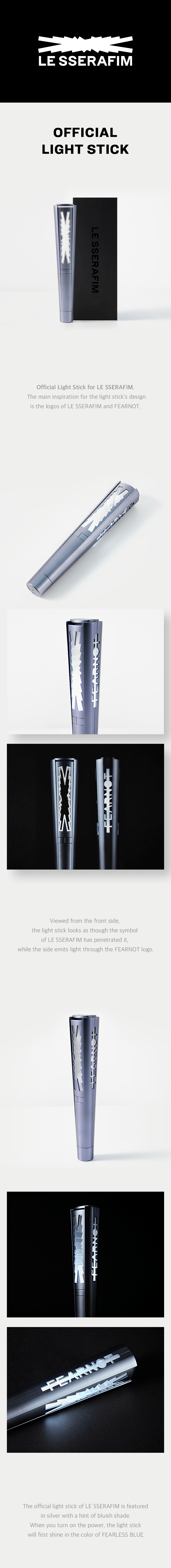 PRE ORDER LE SSERAFIM - OFFICIAL LIGHT STICK PRE ORDER LE SSERAFIM - OFFICIAL LIGHT STICK