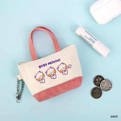 BT21 MININI CANVAS BAG AND POUCH - COKODIVE