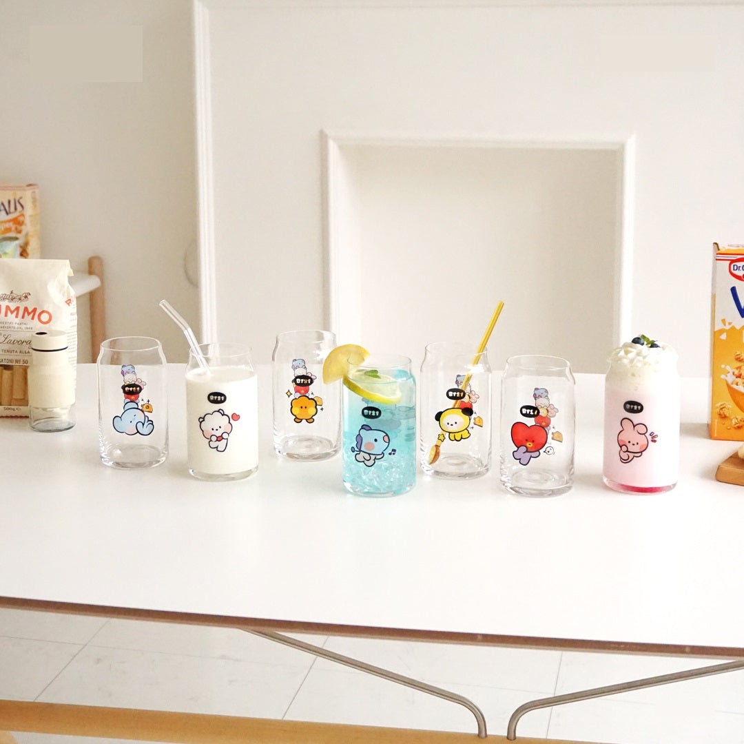 LINE FRIENDS CHARACTER MD BT21 MININI GLASS CUP