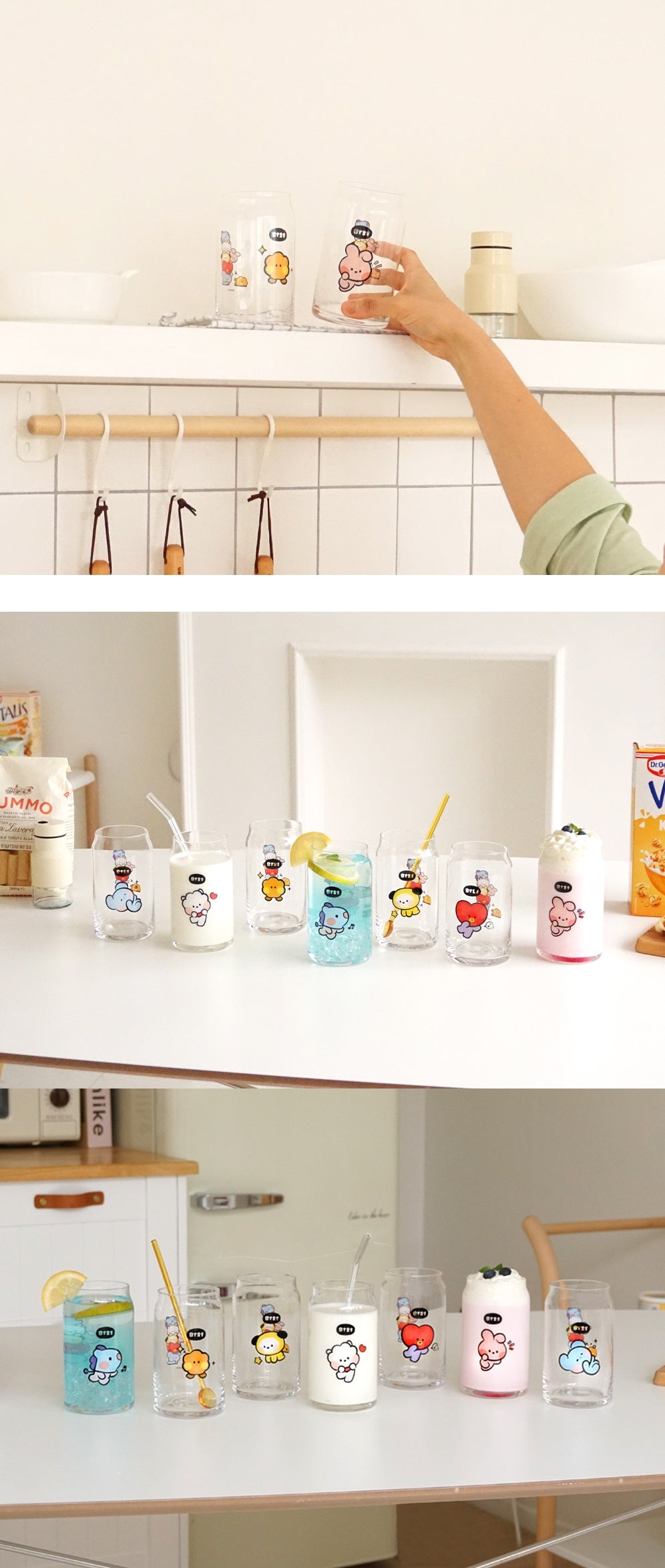 LINE FRIENDS CHARACTER MD BT21 MININI GLASS CUP