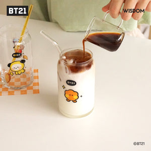 LINE FRIENDS CHARACTER MD SHOOKY BT21 MININI GLASS CUP