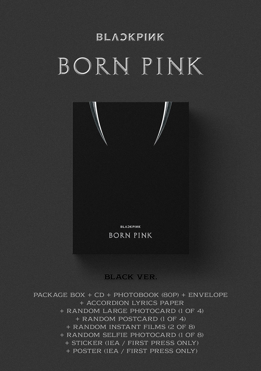 BLACKPINK - 2ND FULL ALBUM BORN PINK BOX SET VER.