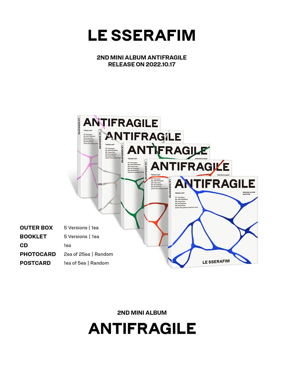 [PR] Apple Music ALBUM LE SSERAFIM - ANTIFRAGILE 2ND MINI ALBUM (COMPACT VER.)