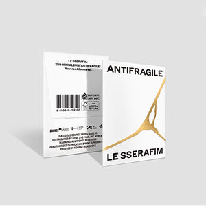 [PR] Apple Music ALBUM LE SSERAFIM - ANTIFRAGILE (WEVERSE ALBUMS VER.) 2ND MINI ALBUM