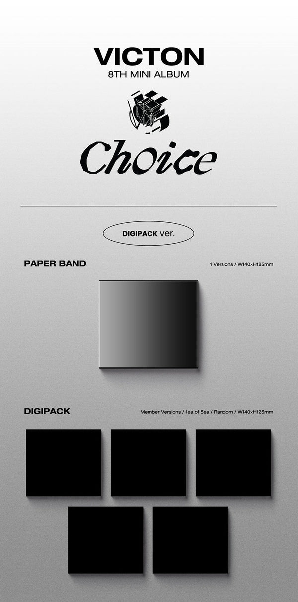 PRE ORDER VICTON - CHOICE 8TH MINI ALBUM (MEMBER VER.)