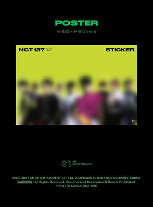 [PR] Apple Music RANDOM COVER [PRE-ORDER] NCT 127 - 3RD FULL ALBUM STICKER STICKY VER.