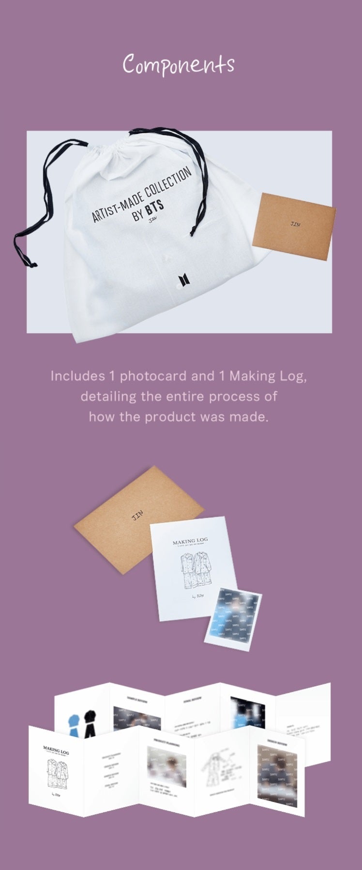 [PR] Weverse Shop ARTIST-MADE COLLECTION BY BTS JIN