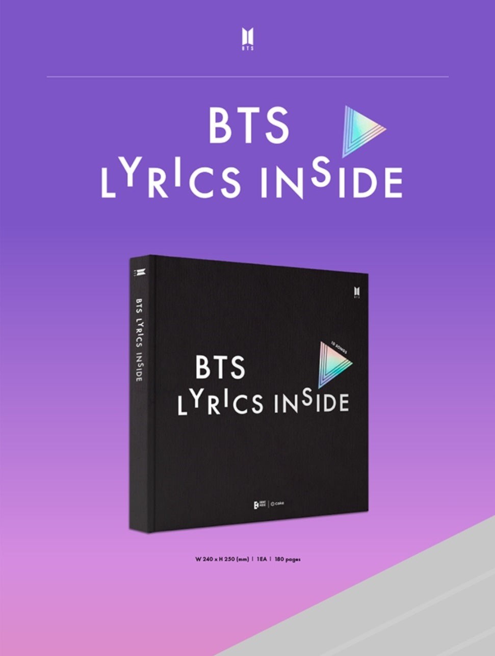 [PR] Weverse Shop BOOK BTS - LYRICS INSIDE