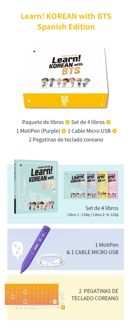 BTS - LEARN KOREAN WITH BTS SPANISH EDITION