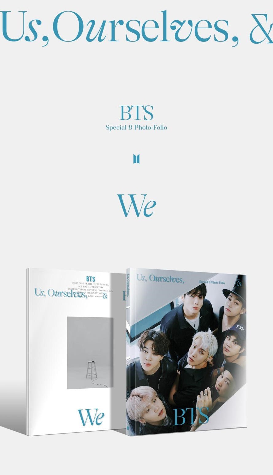PRE ORDER BTS - SPECIAL 8 PHOTO FOLIO US OURSELVES AND BTS WE - COKODIVE