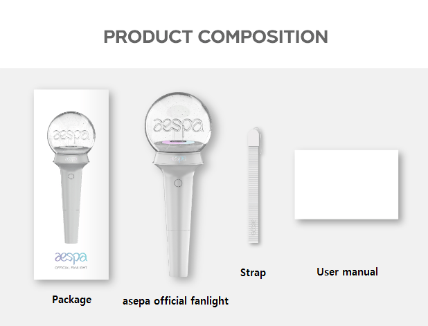 AESPA - OFFICIAL LIGHT STICK SMTOWN&STORE GIFT VER.