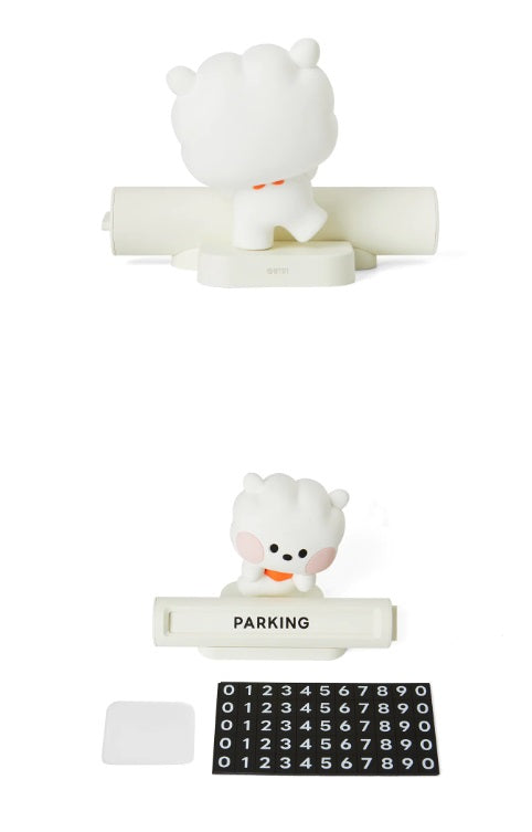 TWS CHARACTER MD BT21 MININI CAR FIGURE PHONE NUMBER PLATE