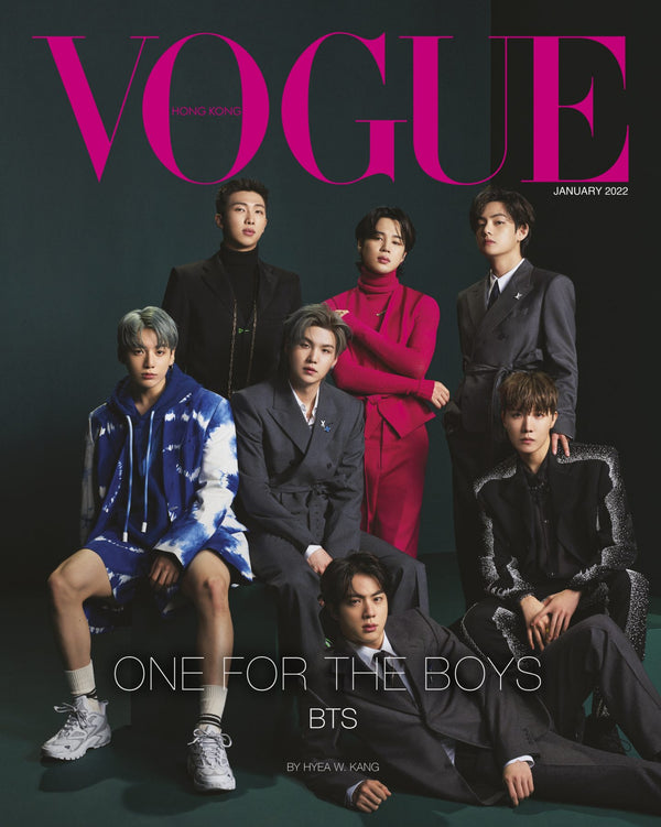 BTS X LV BY VOGUE & GQ MAGAZINE 2022 JANUARY ISSUE BTS SPECIAL EDITION —  OUR K-POP