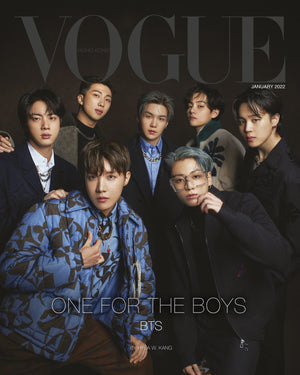 YES24 VOGUE HONG KONG (B cover) BTS X LV BY VOGUE GQ 2022 JANUARY ISSUE BTS WORLDWIDE